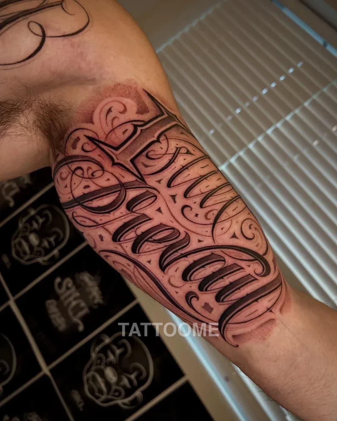 치카노 레터링2 - liberich_tattoo