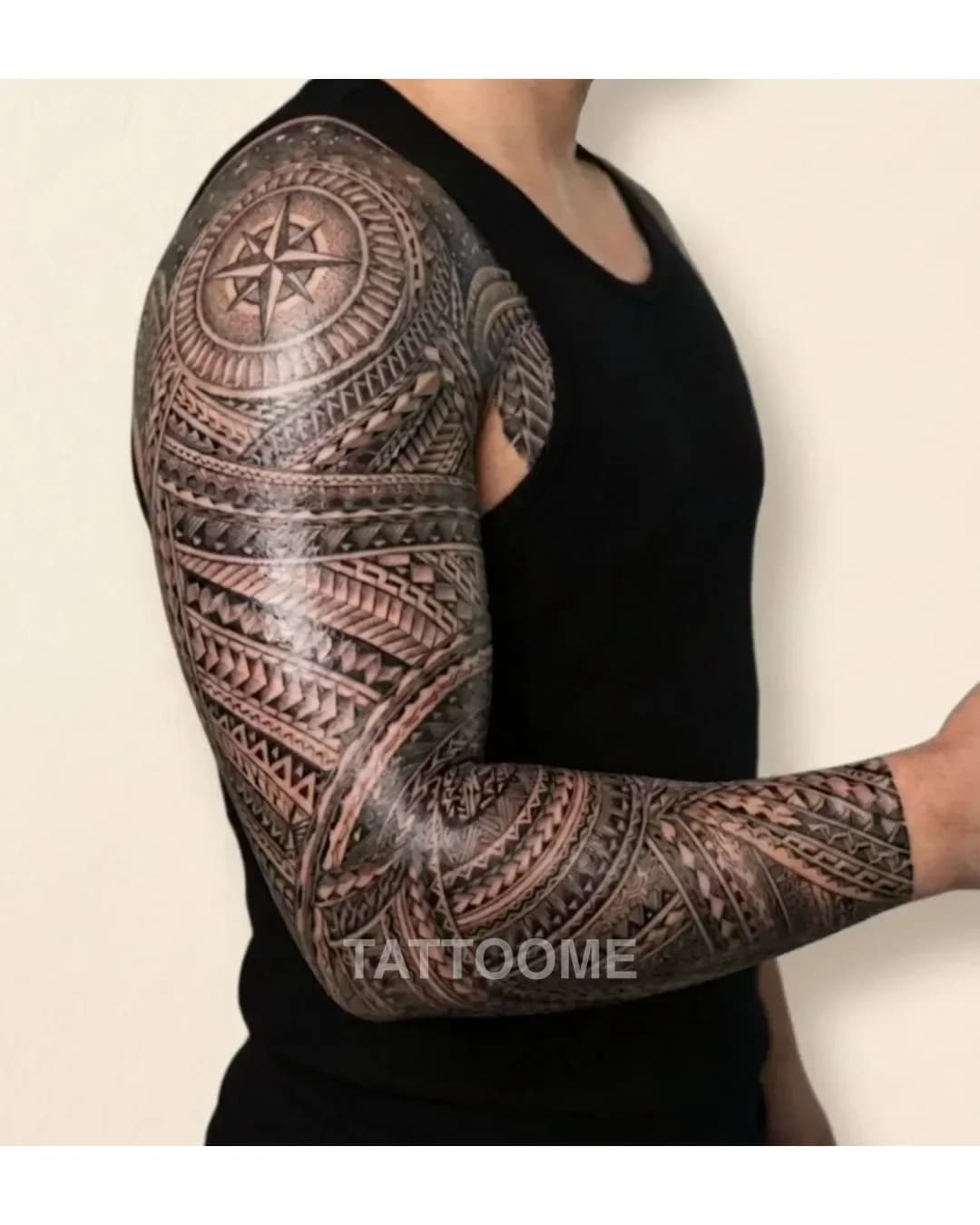 폴리네시안 긴팔2 - rena_tattoos