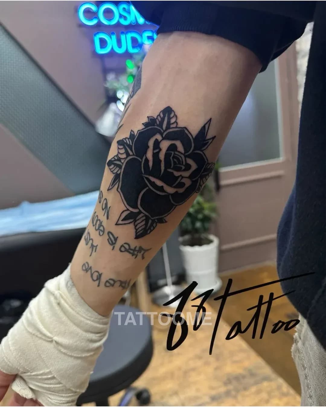 블랙워크 타투 4 - 88_tattoo