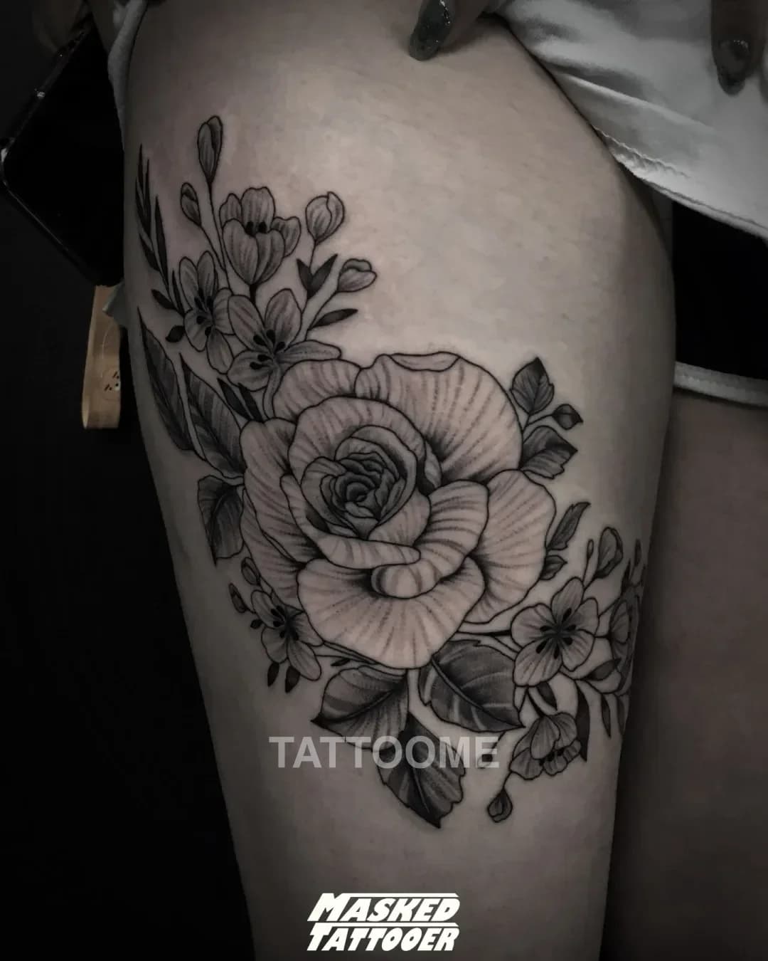 블랙워크 타투 2 - masked_tattooer