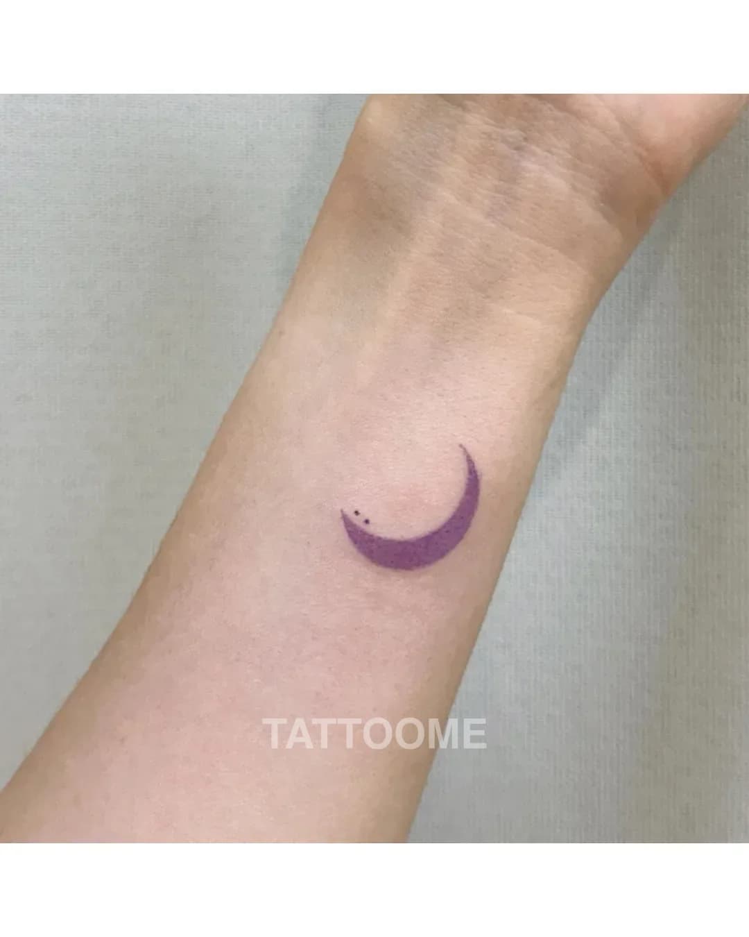 감성타투 달 - handpoke__hami