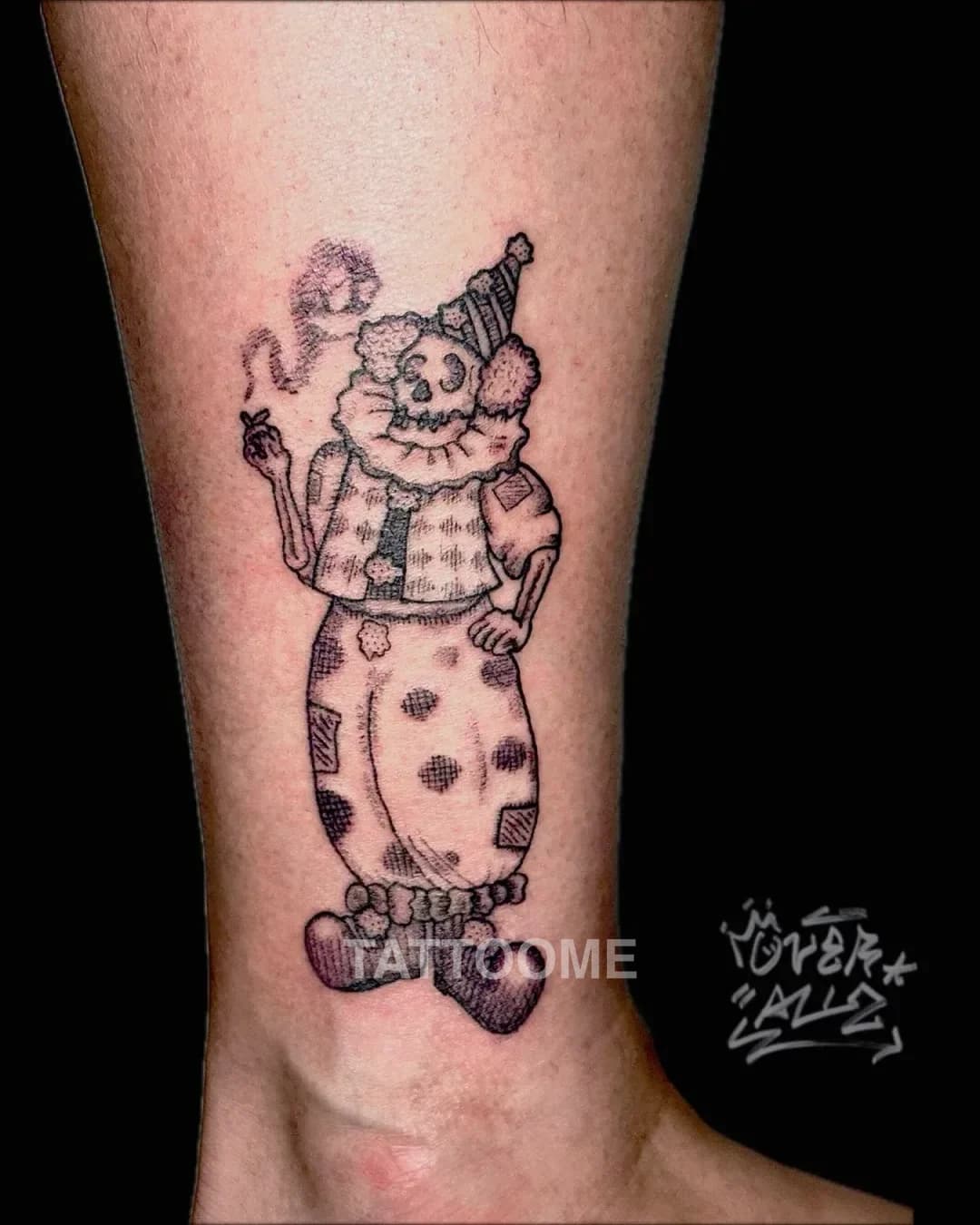 블랙워크 삐에로 - overallz_tattoo