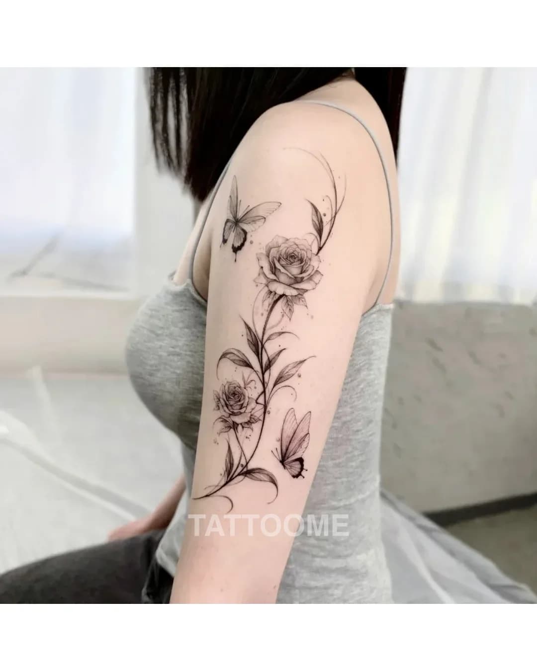 감성타투 꽃 - tattooist_cezanne
