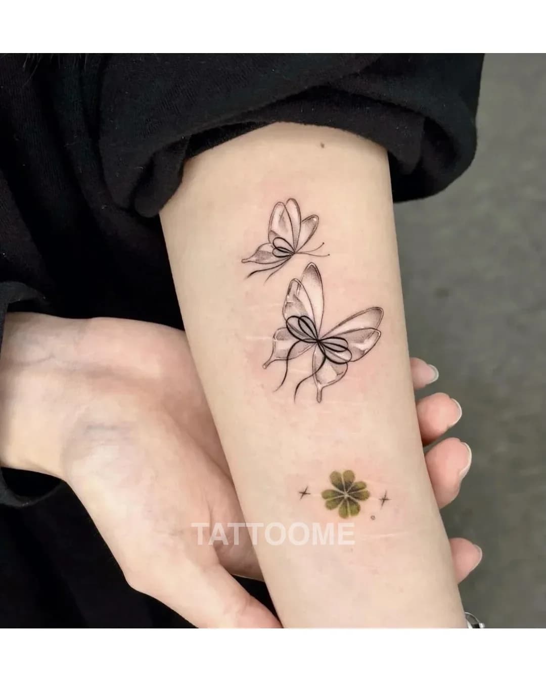 감성타투 나비2 - nyangwol_tattoo