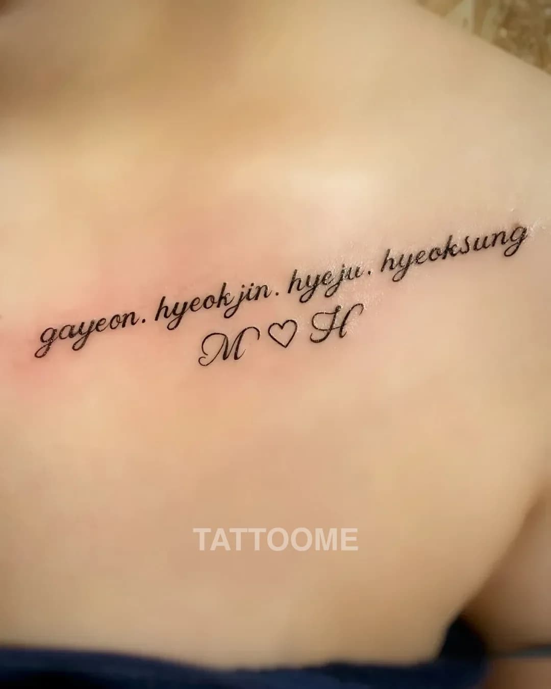 레터링 타투 5 - tattooist_gapsoon