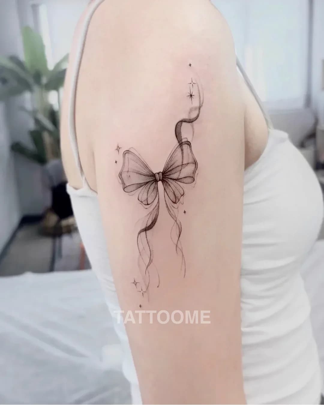 감성타투 리본2 - tattooist_cezanne