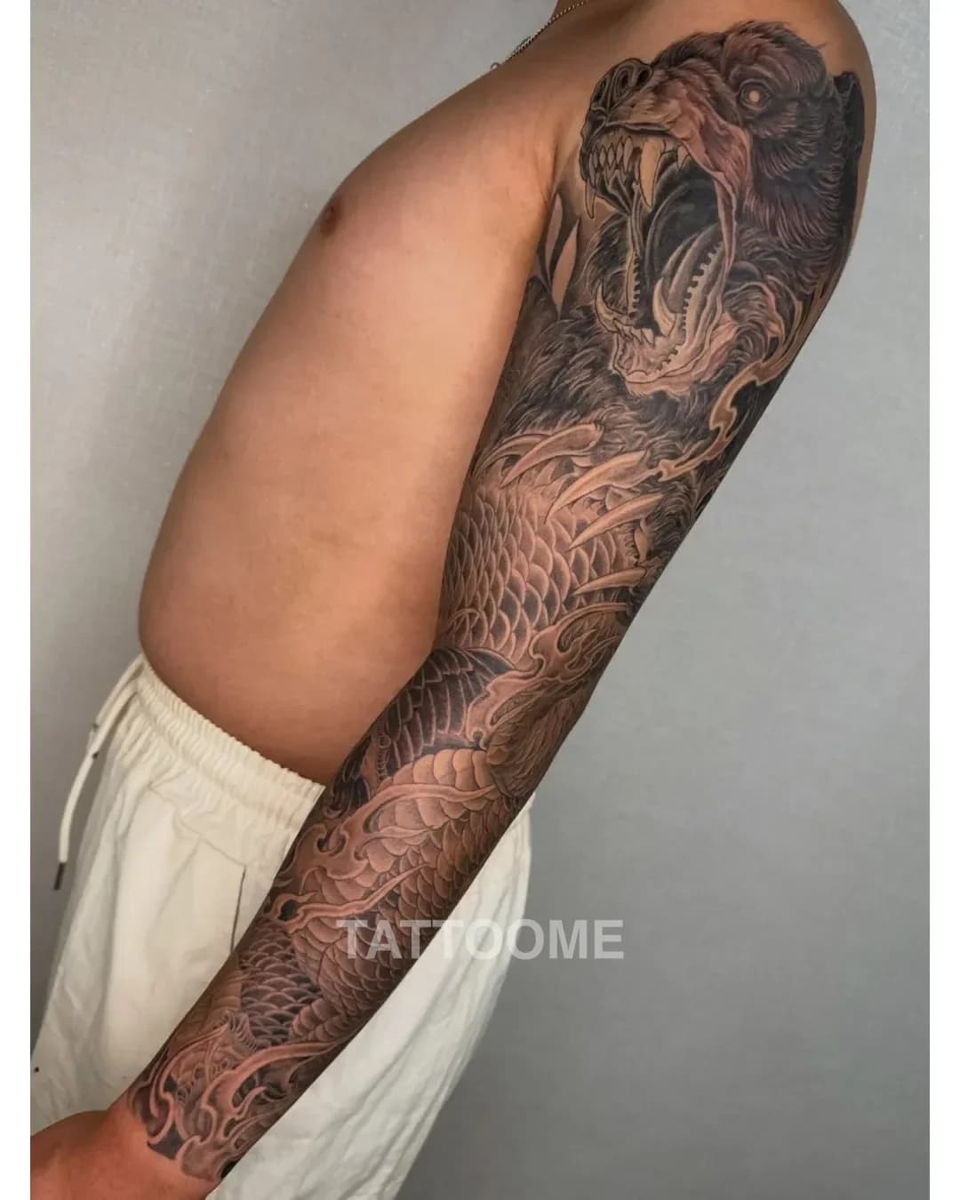 블랙앤그레이 긴팔 - gyumtattoo
